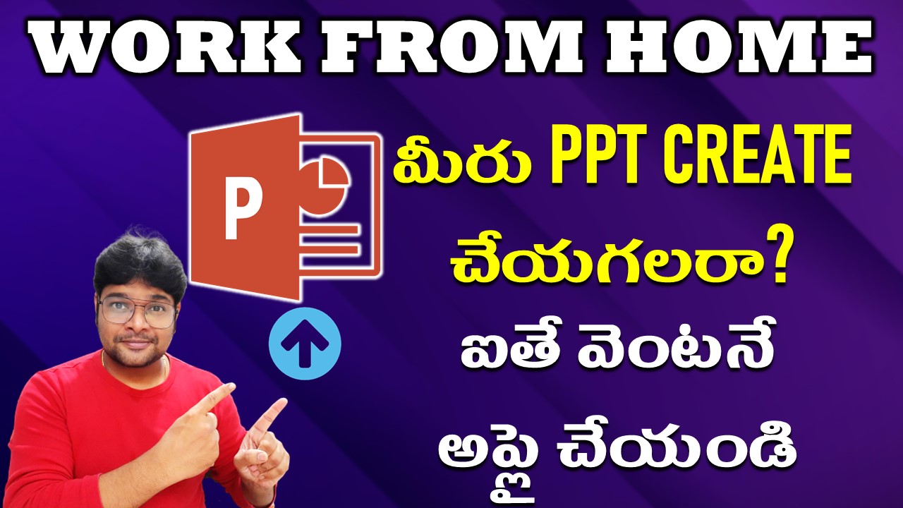 Work from Home job PPT Creation job Work from Home jobs in Telugu Toppr jobs Latest jobs V the Teche