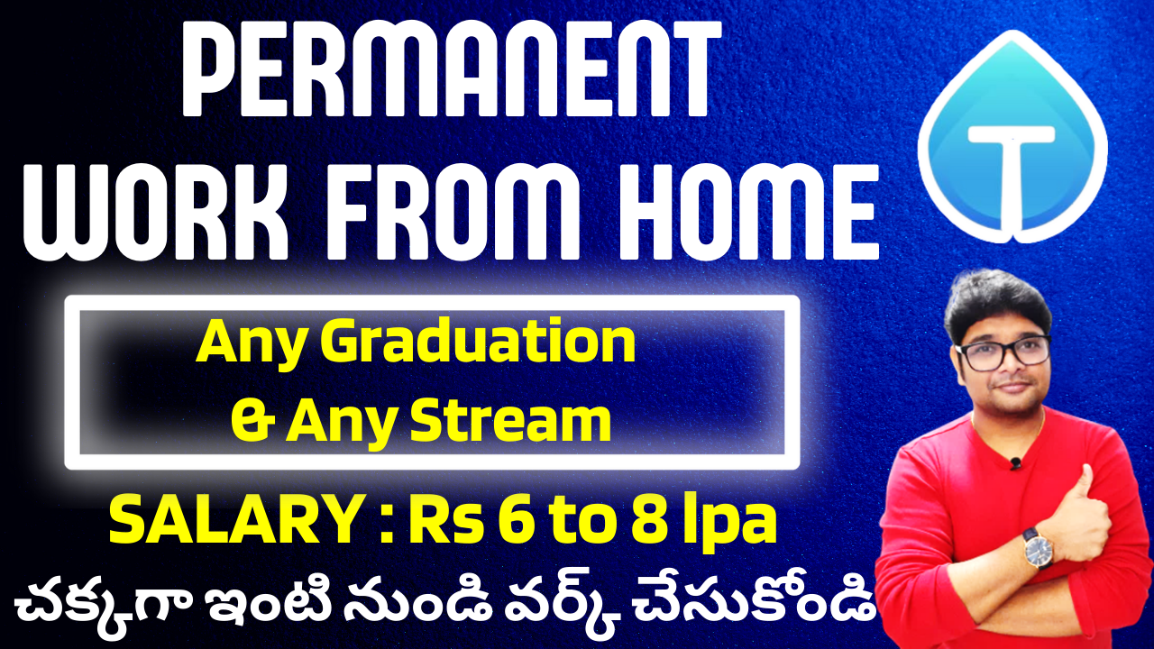 Work from Home jobs Any Graduatiob jobs BDA jobs Latest jobs 2022 in Telugu V the Techee