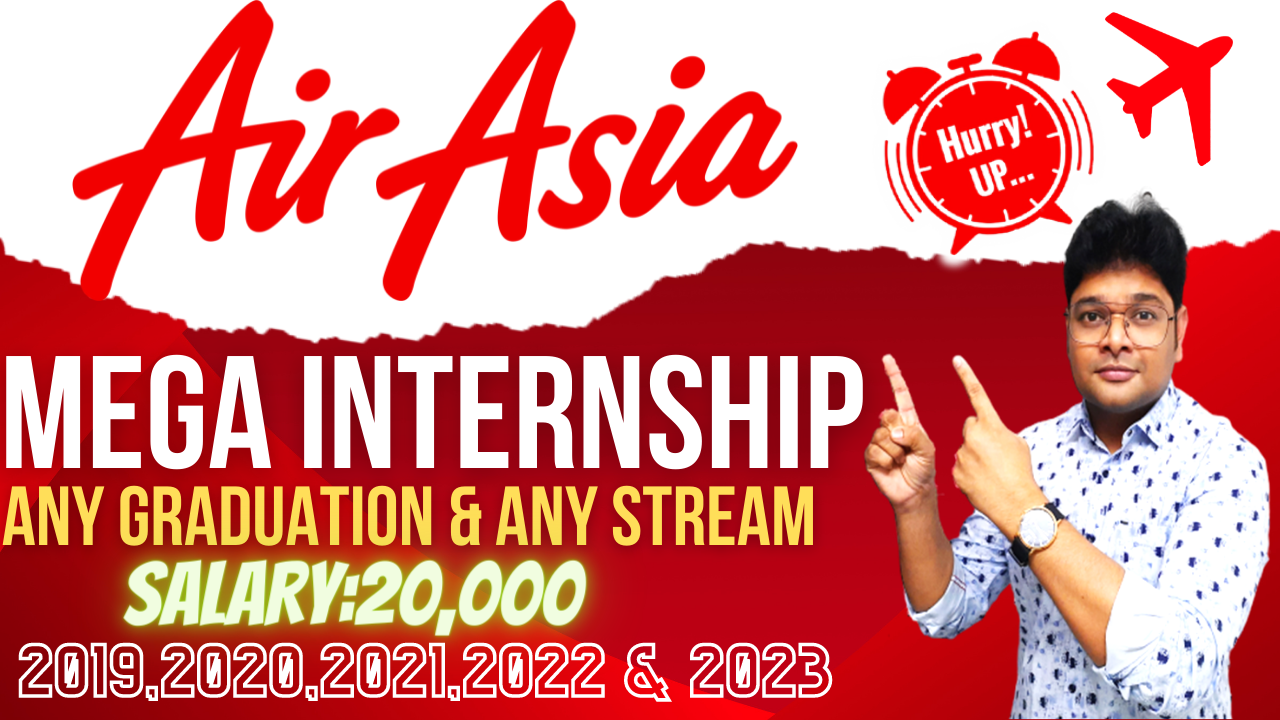 Air Asia Internships for College Students AirAsia jobs in Telugu AirAsia Internships 2022 V the Techee