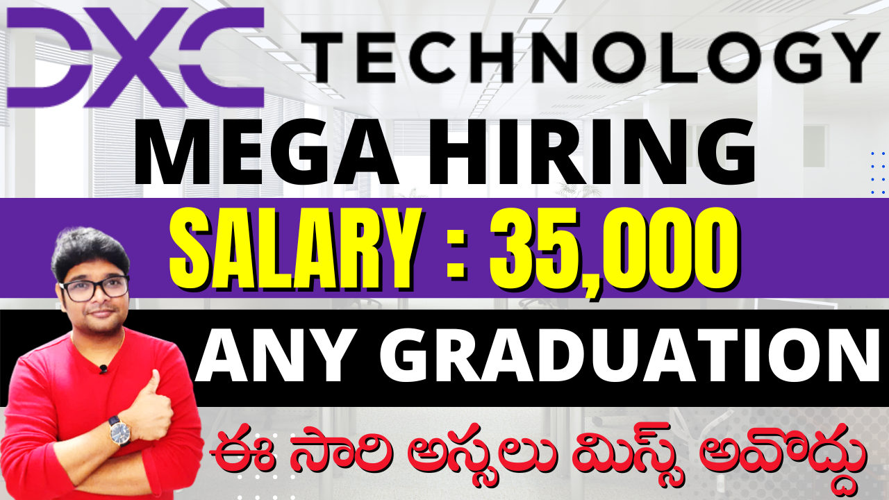 DXC Technology Recruitment dxc technology jobs Any Graduation Latest jobs 2022 V the Techee