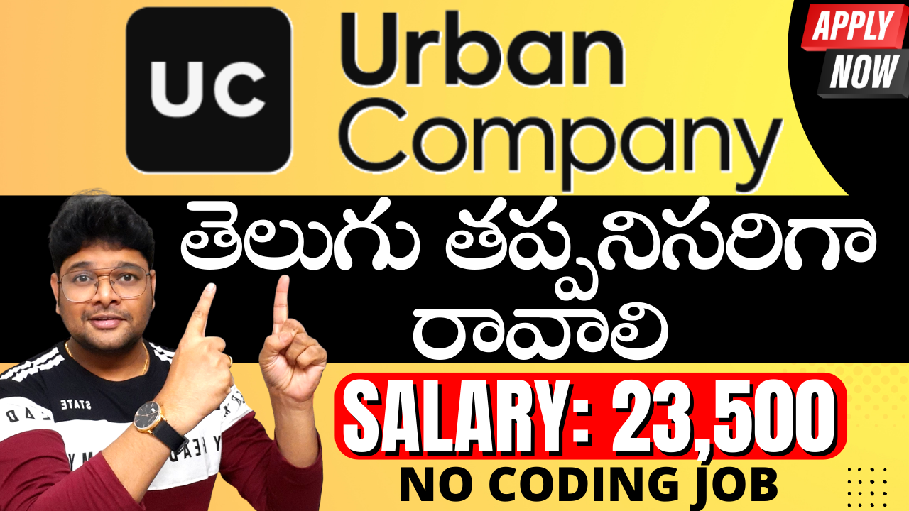 Urban Company jobs Urban Company Recruitment in Telugu Latest Jobs 2022 Telugu BDA Jobs V the Techee