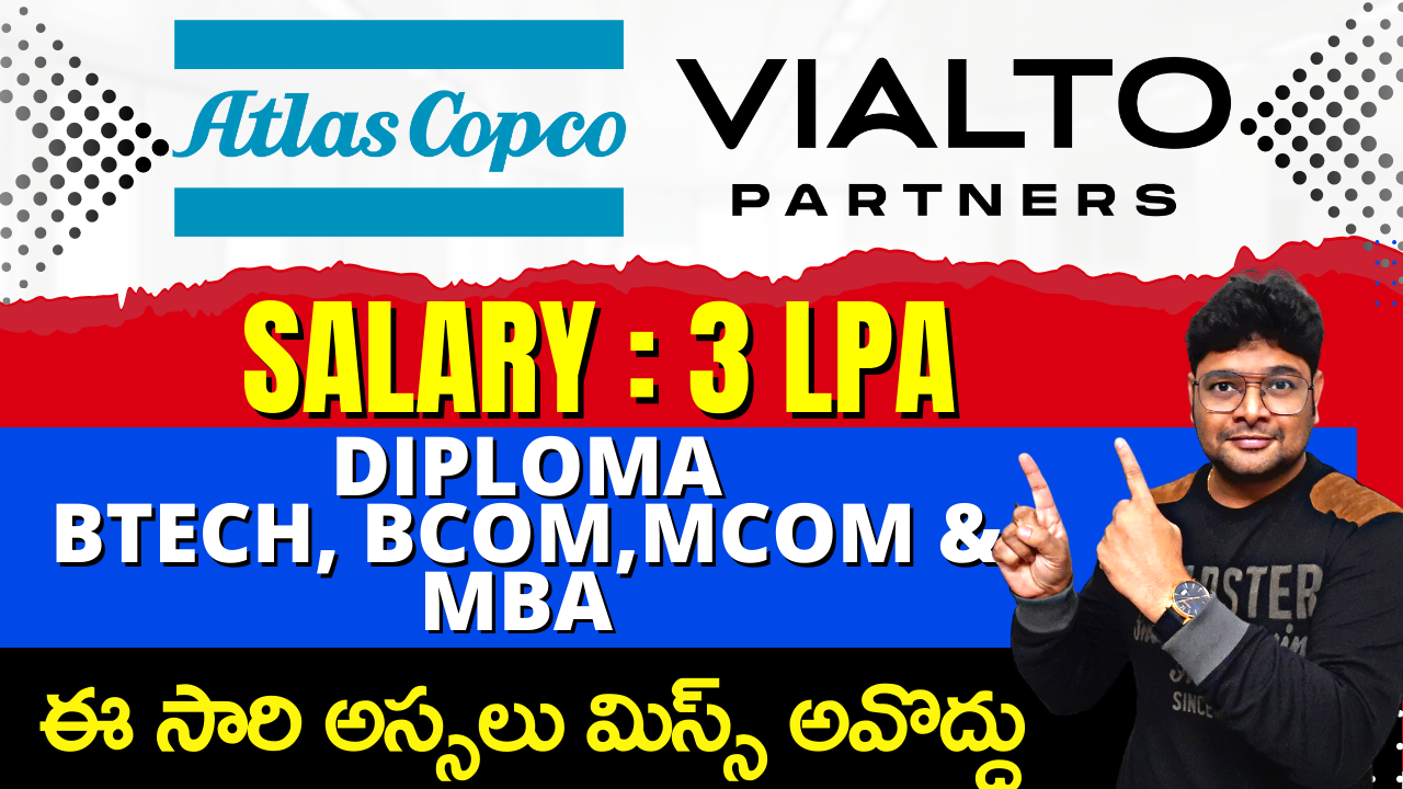 Atlas Copco Is Hiring For Trainee Service Engineer Role Apply Now V